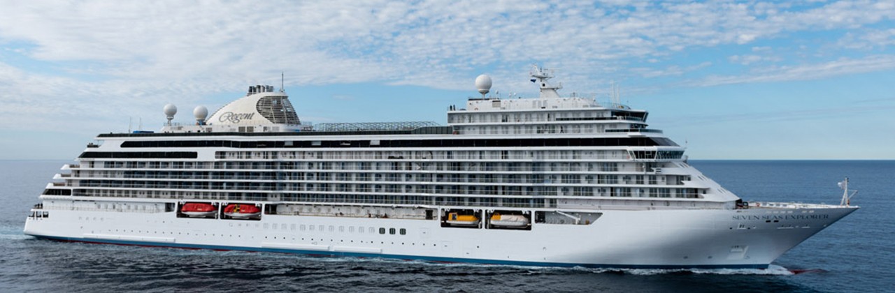 The Regent Seven Seas Explorer cruise ship