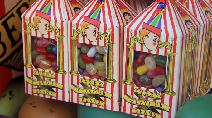 Boxes of Bertie Bott's Every-Flavour Beans